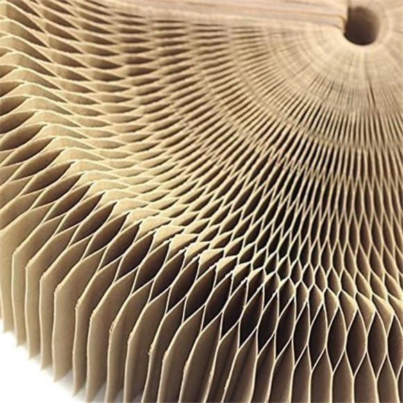 Cat Scratcher Lounge Bed - Collapsible Round Shape for Big cat - Picture 6 of 6